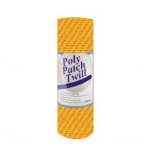 Poly Patch Twill Fabric - 13.5" x 36" Sheet - Athletic Gold