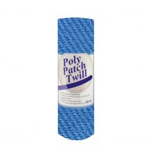 Poly Patch Twill Fabric - 13.5" x 36" Sheet - Columbia Blue