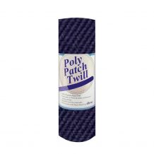 Poly Patch Twill Fabric - 13.5" x 36" Sheet - Navy Blue