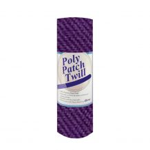 Poly Patch Twill Fabric - 13.5" x 36" Sheet - Purple