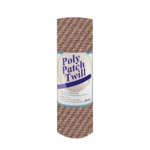 Poly Patch Twill Fabric - 13.5" x 36" Sheet - Khaki