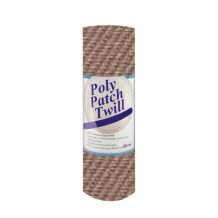 Poly Patch Twill Fabric - 13.5" x 36" Sheet - Khaki
