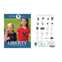 Liberty Embroidery Designs By Oklahoma Embroidery on Multi-Format CD-ROM - CLOSEOUT