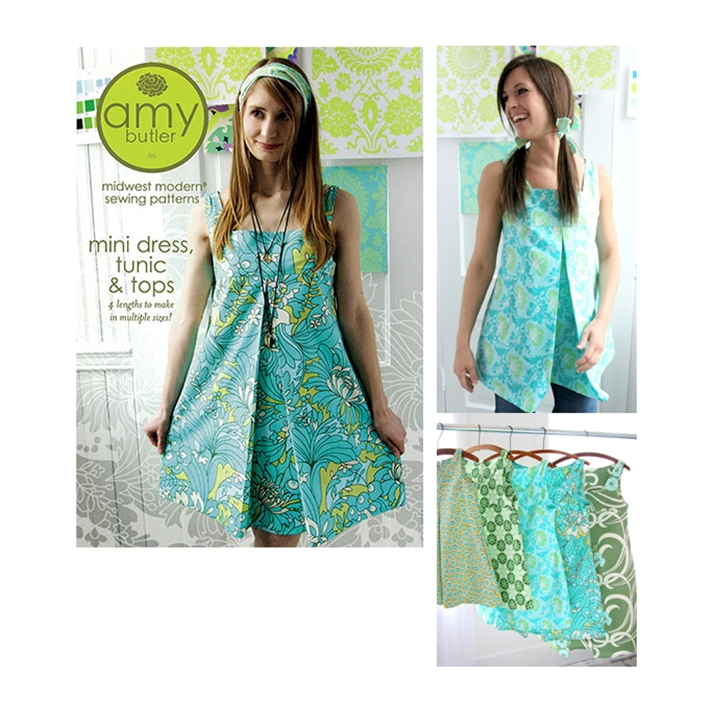 Mini Dress, Tunic & Top Sewing Pattern by Amy Butler - CLOSEOUT