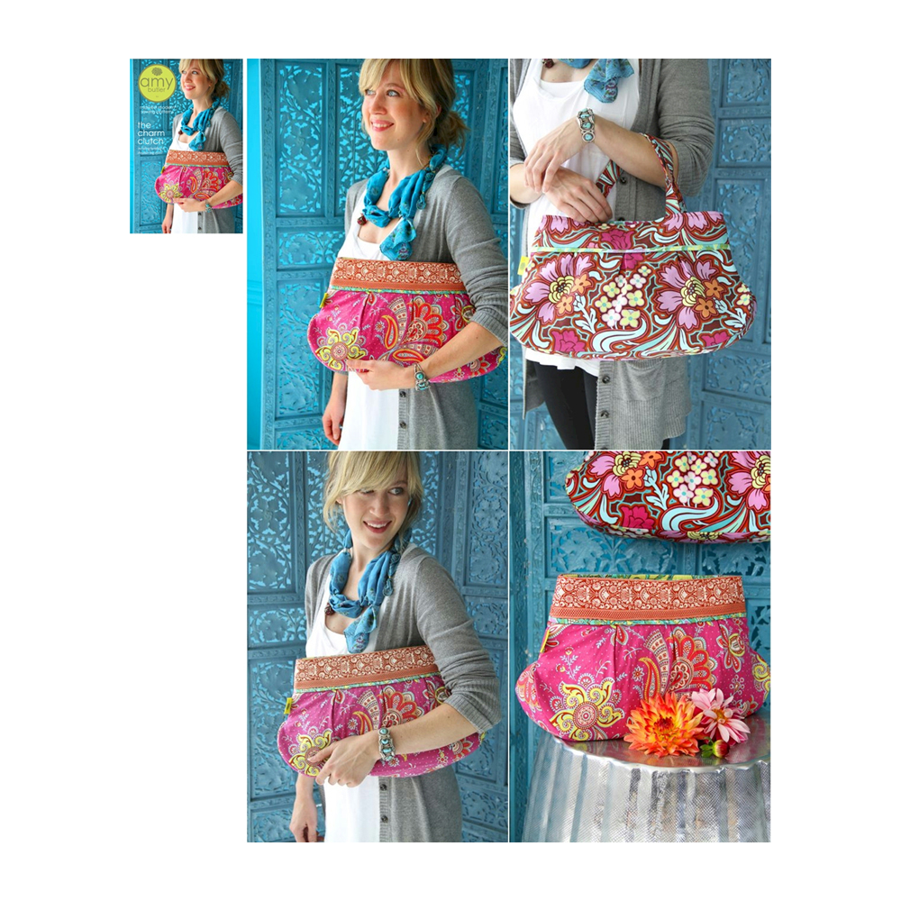The Charm Clutch Sewing Pattern by Amy Butler - CLOSEOUT