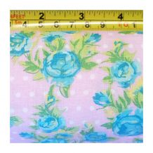 Printed Cotton Quilting Fabric - Rose Lilac - Fat Quarter