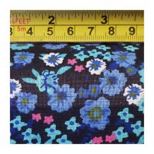Printed Cotton Quilting Fabric - Dolly Navy - Fat Quarter