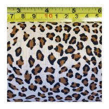 Printed Cotton Quilting Fabric - Cheetah Tan - Fat Quarter
