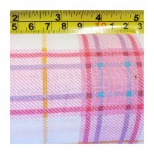 Printed Cotton Quilting Fabric - Baby Plaid Pink - Fat Quarter