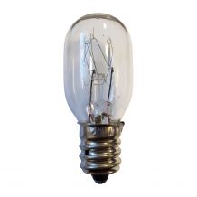 7/16" Screw-In 120V 15-Watt Light Bulb - 1.25" Clear Glass Bulb - 9SCW