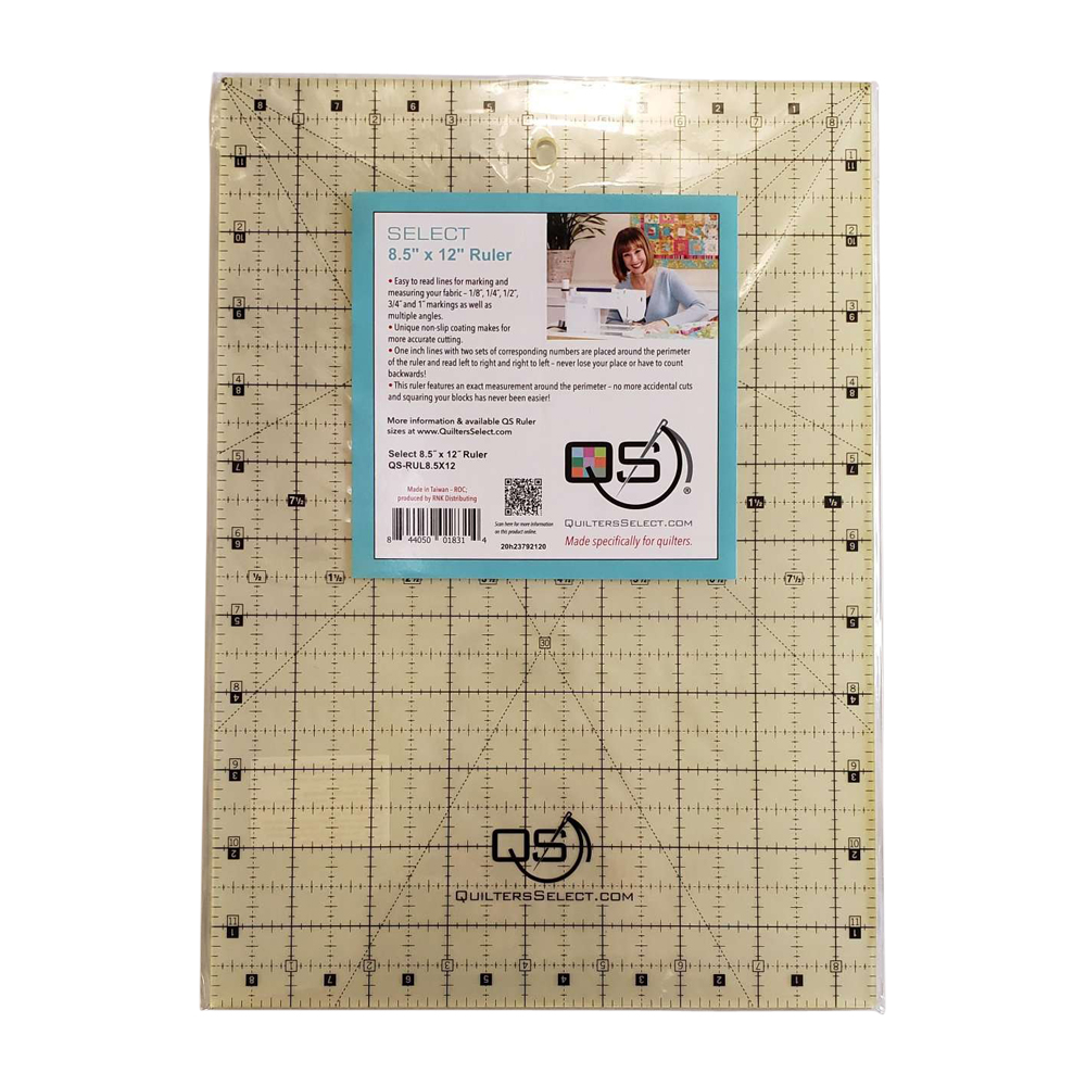 Quilter's Select Ruler 8.5” x 12” – Quality Sewing & Vacuum