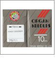 Organ Embroidery Needles HAx130EBBR Size 75/11 - 10 needle pack for PR600 PR600II PR650 PR650e PR1000 PR1000e EMP6 BMP6