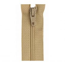 Coats & Clark 9" Polyester Zipper - Camel
