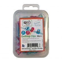Quilters Select Quilting Clips in Blue & Pink - 36pcs