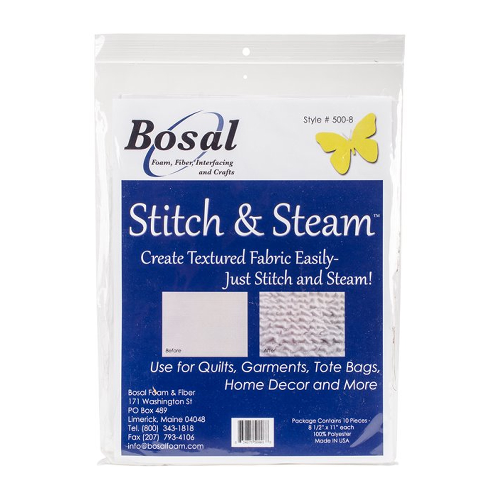 Bosal Stitch & Steam Fabric - 8.5in x 11in - 10/pk