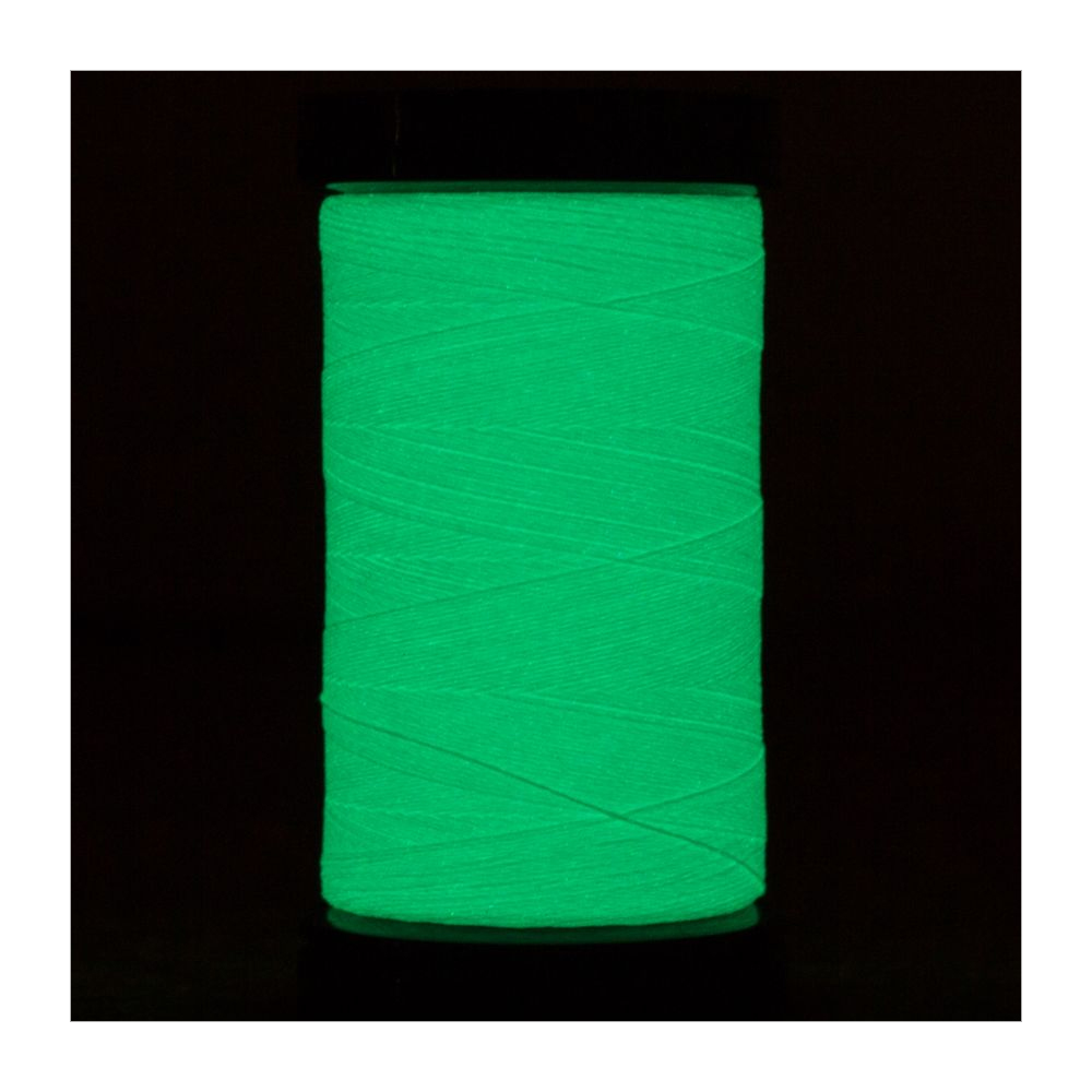 Ahrora Glow In The Dark 40wt Thread - 200 Yard Spool - Aqua Sea