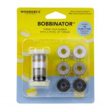 Bobbinator - Includes 10 Class 15 Pre-Wound 80wt DecoBob Bobbins - Grey Palette