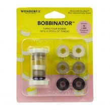 Bobbinator - Includes 10 - L Size Pre-Wound 80wt DecoBob Bobbins - Beige Palette