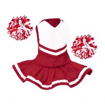 Bearwear Cheerleader Outfit - Red with White