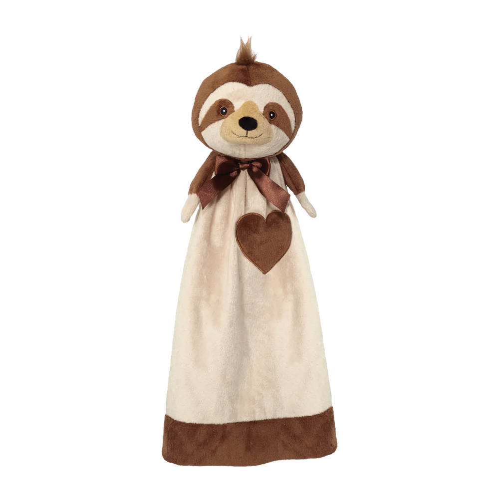 20" Blankey Buddy Sloth in Brown Blanket