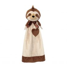 20" Blankey Buddy Sloth in Brown Blanket