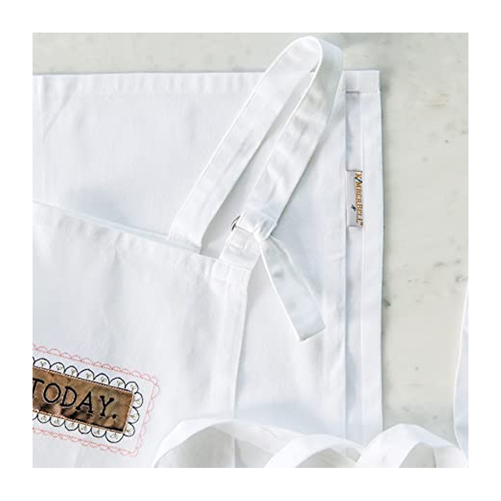 Adult Apron in White by Kimberbell KDKB239