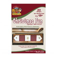 Christmas Fun Applique Table Runner Embroidery Designs by Dakota Collectibles CD-ROM + INSTANT DOWNLOAD F70842