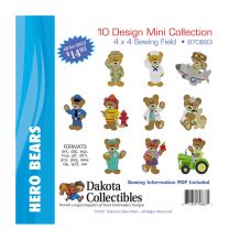 Hero Bears Embroidery Designs by Dakota Collectibles CD-ROM + INSTANT DOWNLOAD 970883
