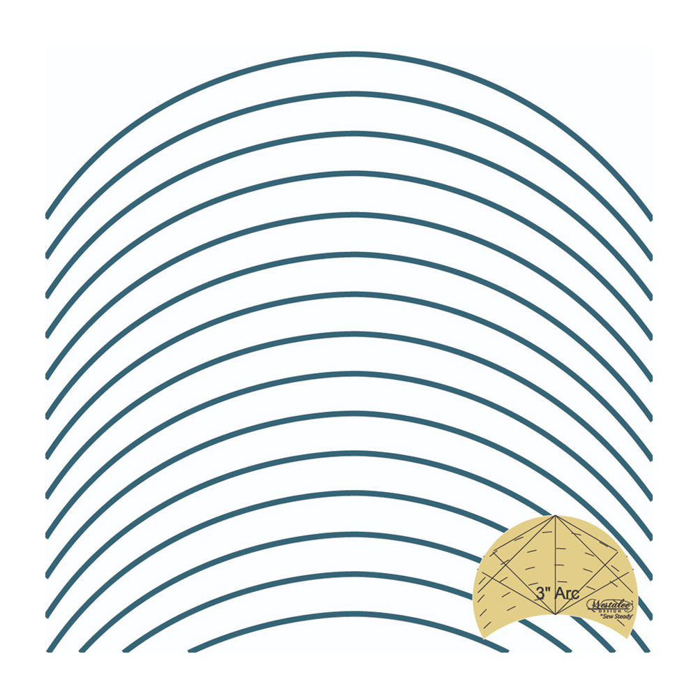 Westalee Design - 3" Design Arc Template