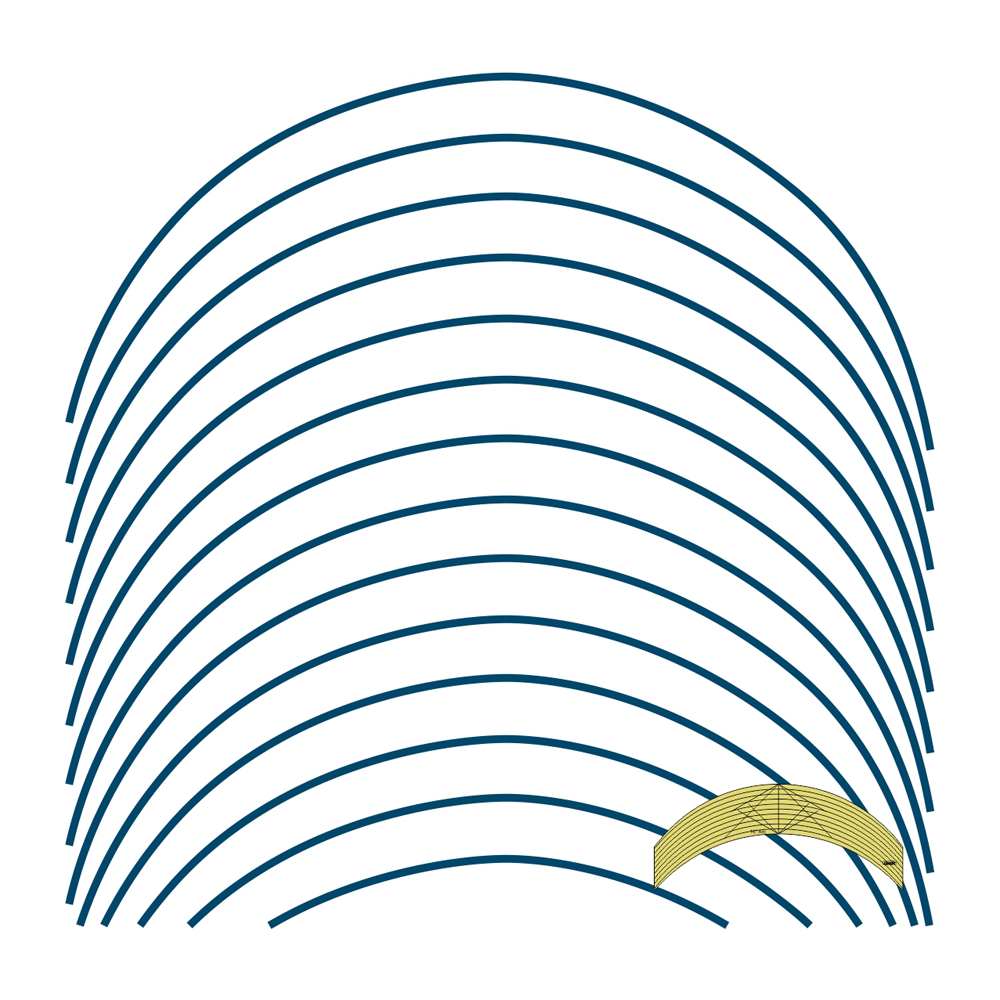 Westalee Design - 16" Design Arc Template