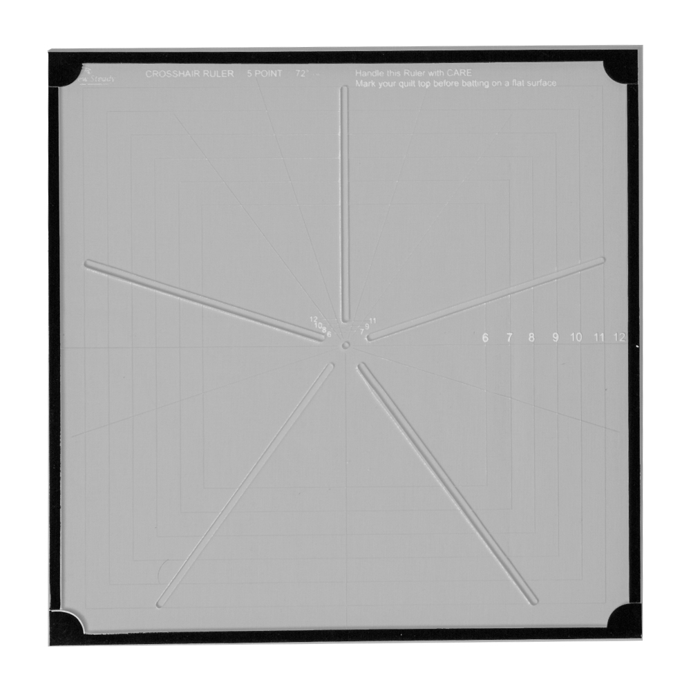 Westalee Design - Crosshair Ruler - 8.5" - 5-Point