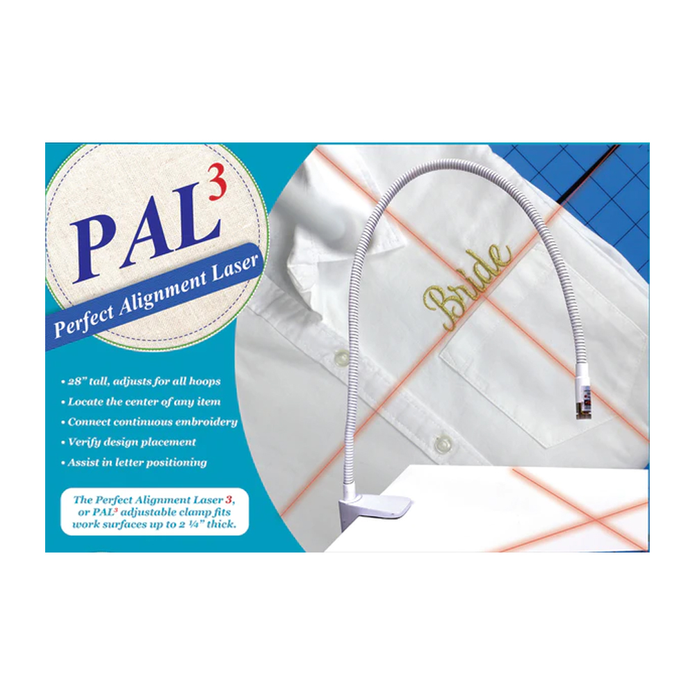 PAL 3 - The Perfect Alignment Laser 3 by DIME Designs in Machine Embroidery