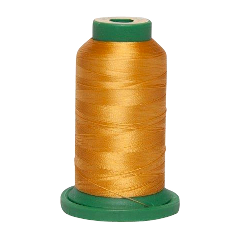 T642 Gold Fine Line 60wt Polyester Embroidery Thread 1500 Meter Spool