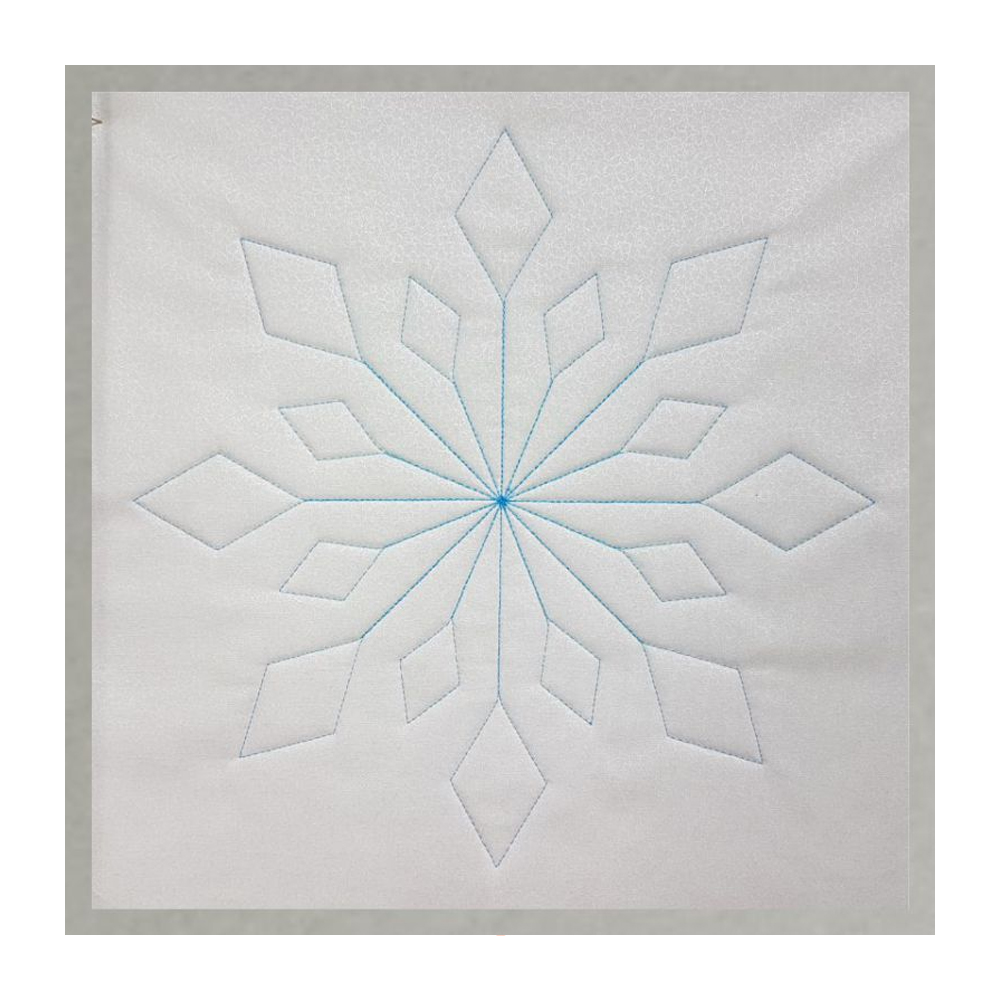 Westalee Design - Spin-E-Fex Diamond Shape Snowflake 1 - 2-piece Template Set