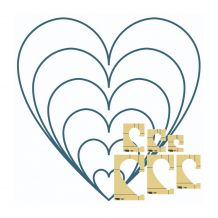 Westalee Design - Heart Templates - 6-piece Template Set