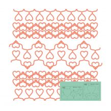 Westalee Design - Freedom Edge Heart - 2-piece Template Set