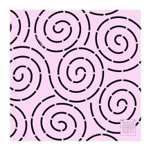 DM Quilting by Donna McCauley - Coil Template - Size 4.5"
