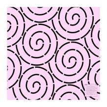 DM Quilting by Donna McCauley - Coil Template - Size 5"