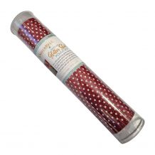 Kimberbell Applique Glitter Sheet - Size 19.5" x 7.5" - Red Polka Dot KDKB151