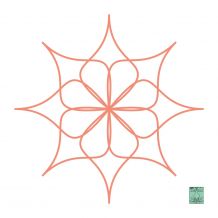 Westalee Design - Spin-E-Fex 11 Template - Size 3.5"