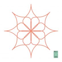 Westalee Design - Spin-E-Fex 11 Template - Size 7.5"