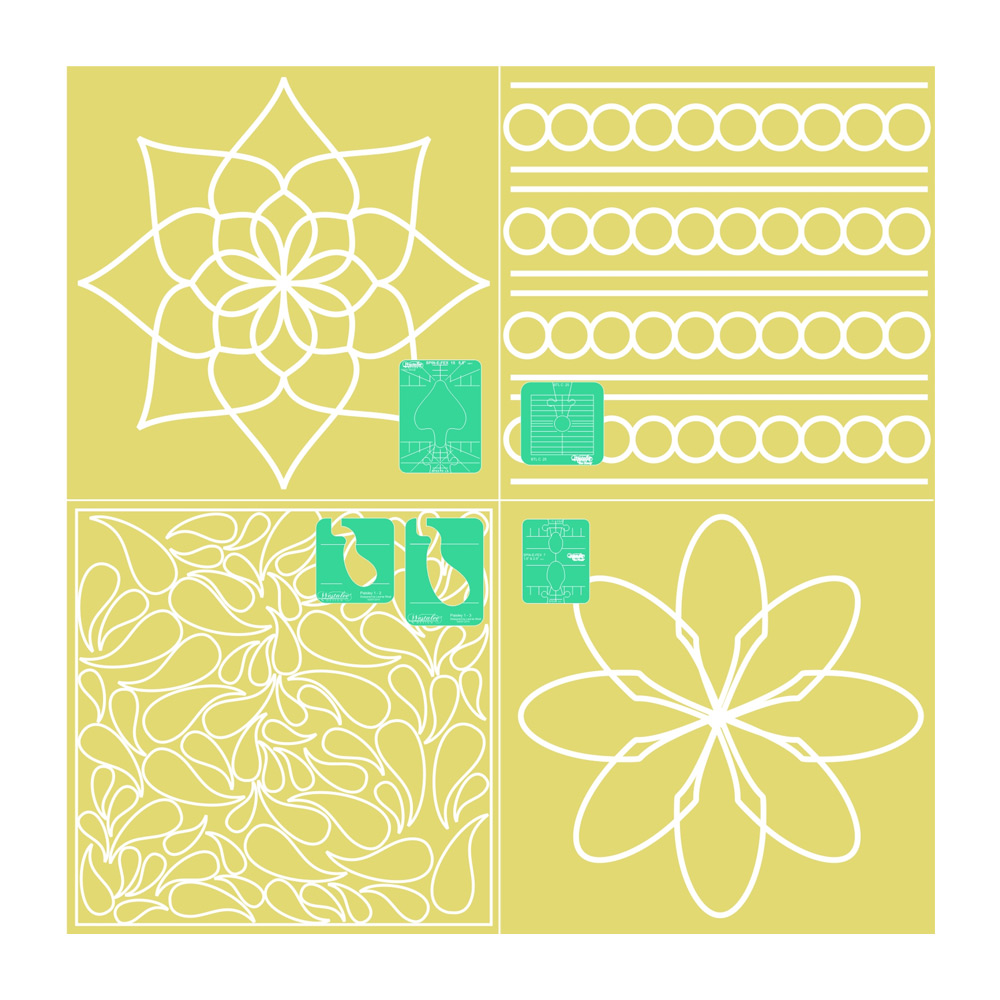 Westalee Design - Spring Collection - 5-piece Template Set