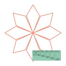 Westalee Design - Spin-E-Fex 2 - 5-piece Template Set