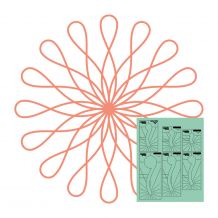 Westalee Design - Spin-E-Fex Curly Q #2 - 6-piece Template Set