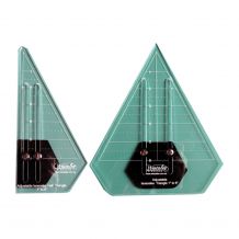 Westalee Design - Adjustable Isosceles Triangles - 2-piece Template Set