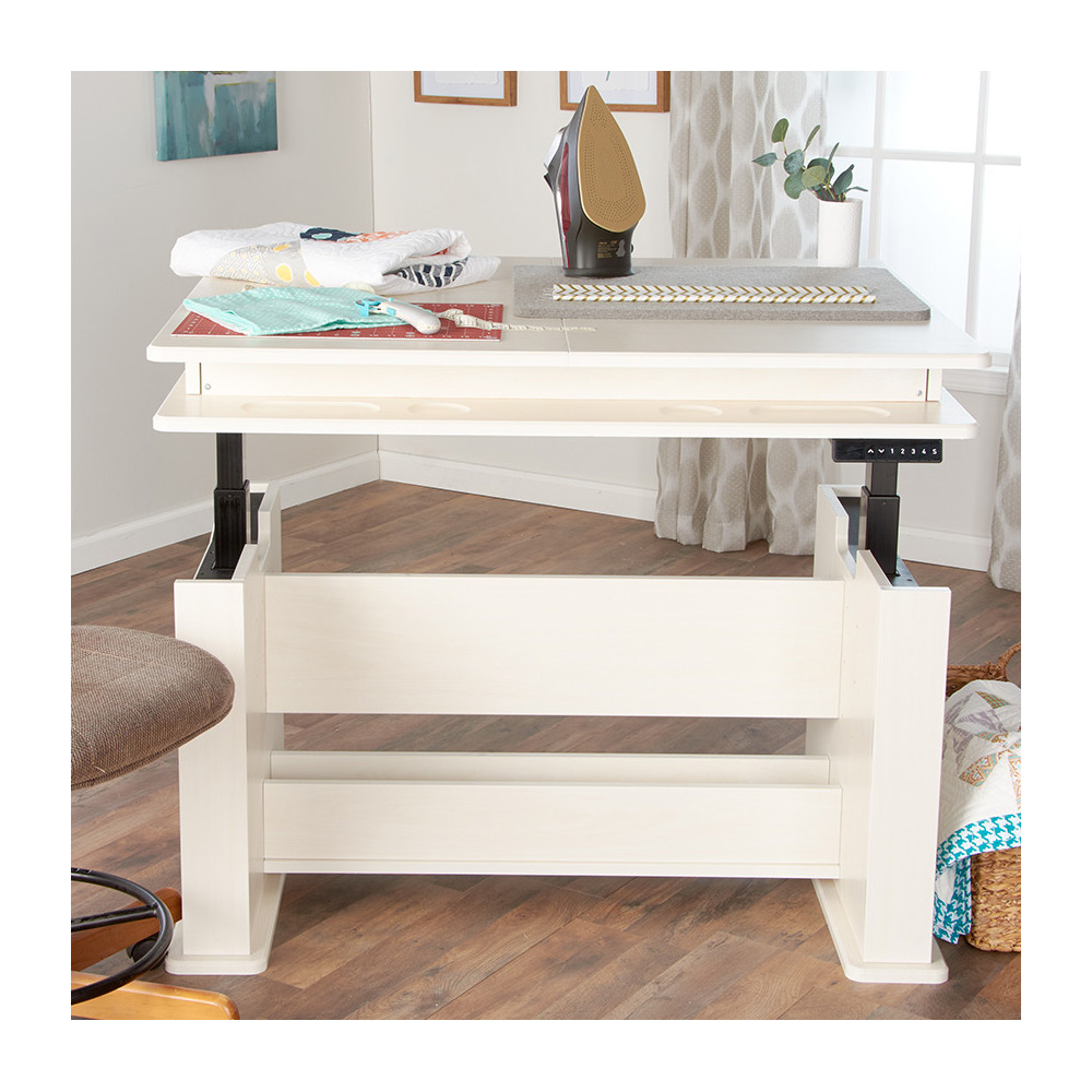 Koala Studios - Height Adjustable Center Craft Table - Get a FREE Drawer Caddy
