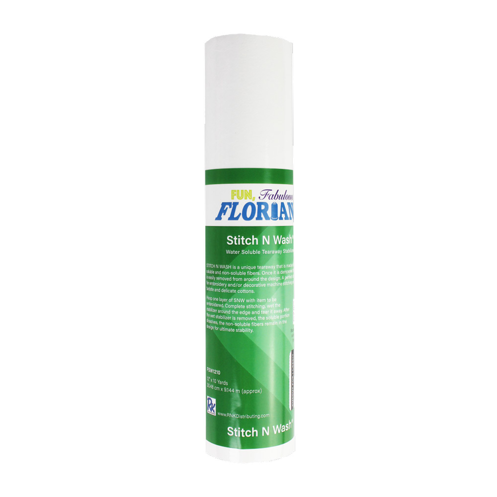 Floriani - Stitch N Wash Tear-Away Stabilizer - 12" x 10yd Roll