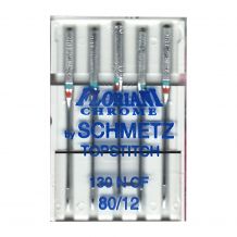 Floriani Chrome by Schmetz - 80/12 Topstitch Needles - 130 N CF - 5 Needle Pack