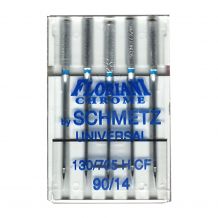 Floriani Chrome by Schmetz - 90/14 Universal Needles - 130/705 H CF - 5 Needle Pack