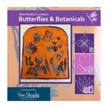 Designs to Di For by Diane Russell - Butterflies & Botanicals Set - 5-piece Template Set